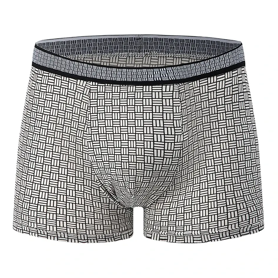 4/5piece Men's Colorful Patterned Fashionable Casual Boxer Shorts Loose And Comfortable Oversized Underwear Elastic Waist Shorts