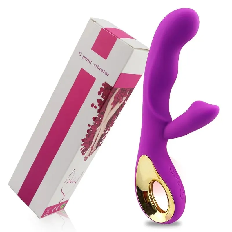 Rabbit G Spot Vibrátor nőknek 10 mód Orgazmus Műpénisz Erőteljes maszturbáció Klitorisz stimulátor Hüvelymasszírozó Felnőtt szexjátékok