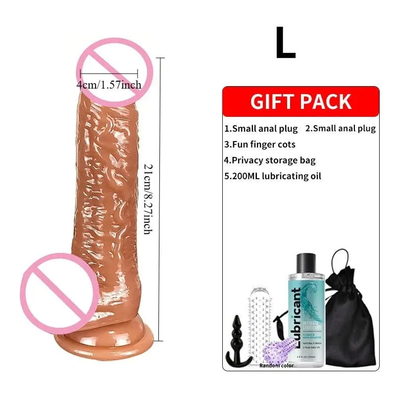 Ρεαλιστικά μαλακά Dildos με ισχυρή βεντούζα αυνανισμού Μεγάλο σημείο G Dildo σεξουαλικό παιχνίδι Κατάλληλο για γυναίκες και ζευγάρια Διεγέρτης πρωκτού κόλπου Ενήλικες Παιχνίδια σεξουαλικής επαφής για γυναίκες Ερωτικά Dildo πέους πρωκτικό βύσμα Γυναικείο ανδρικό πέος Ενηλίκων Παιχνίδι για αρχάριους πρωκτούς