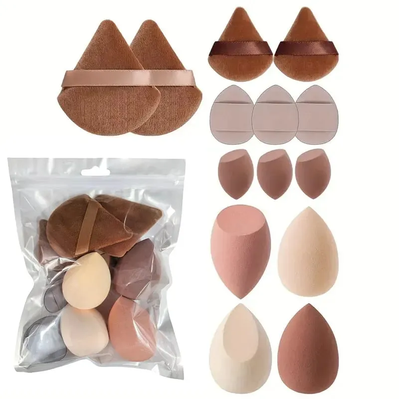 14Pcs Makeup Sponge Cosmetic Blender Beauty Egg Foundation Sponges Puff Powder Puffs Make Up Accessory Pambabae Makeup Tools