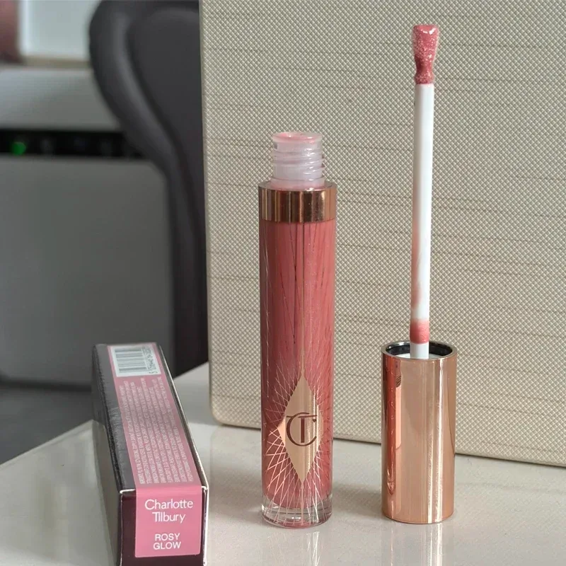 Πολυτελές CT Multicolored Water Light Lip Gloss Lasting Hydrating Lip Balm σε σχήμα καρδιάς Tip Lip Brush&Jelly Lip Gloss Makeup Gift