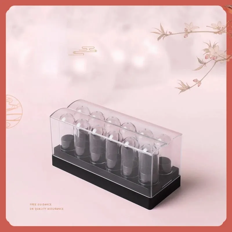 Diy Handmade Lipstick Material 12-hole Aluminum Sample Mould Self-made 9.3mm Maliit na Sample Tube Lipstick Empty Tube Set
