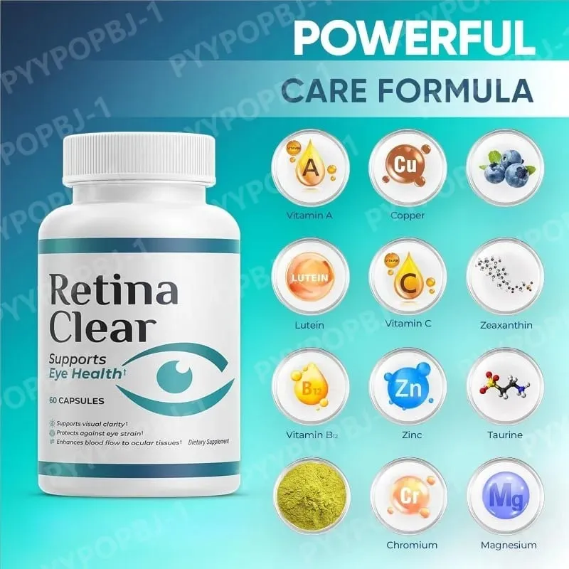Sinusuportahan ng 60 Count Eye Protection Capsules ang Visual Clarity at Relief Eye Fatigue Supplement na Naglalaman ng Lutein multivitamin at Zinc