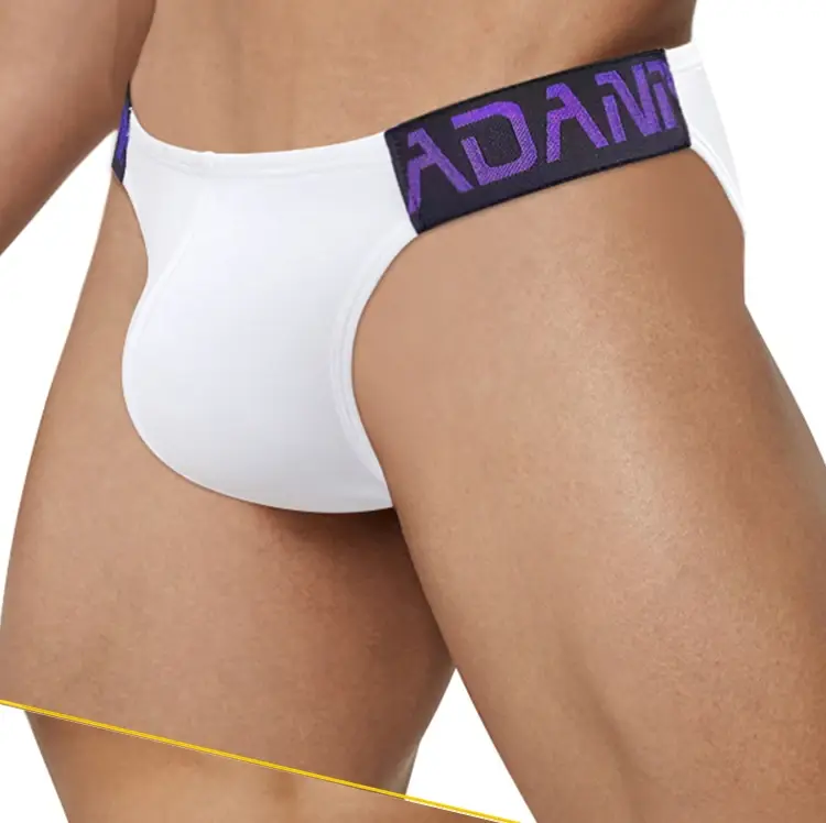1PCS Men's ADANNU Modal Triangle Briefs Letter Waistband Soft Breathable Underwear