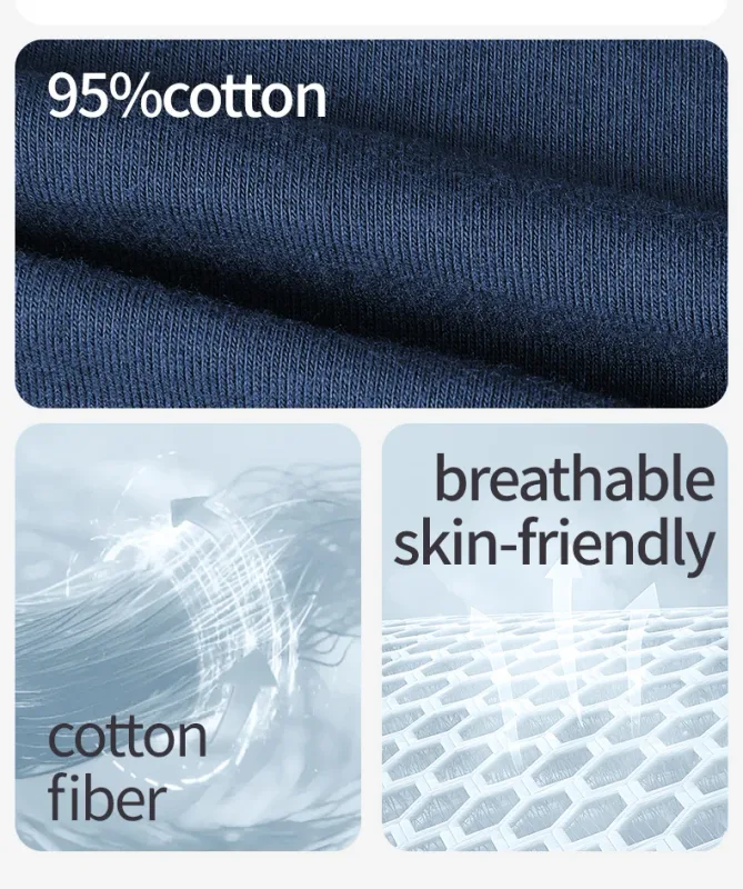 3PCS Men's Japanese Style Fundoshi Cotton Underwear, Breathable Comfort Sports Thong for Men, No Pouch, Sexy Loincloth Private