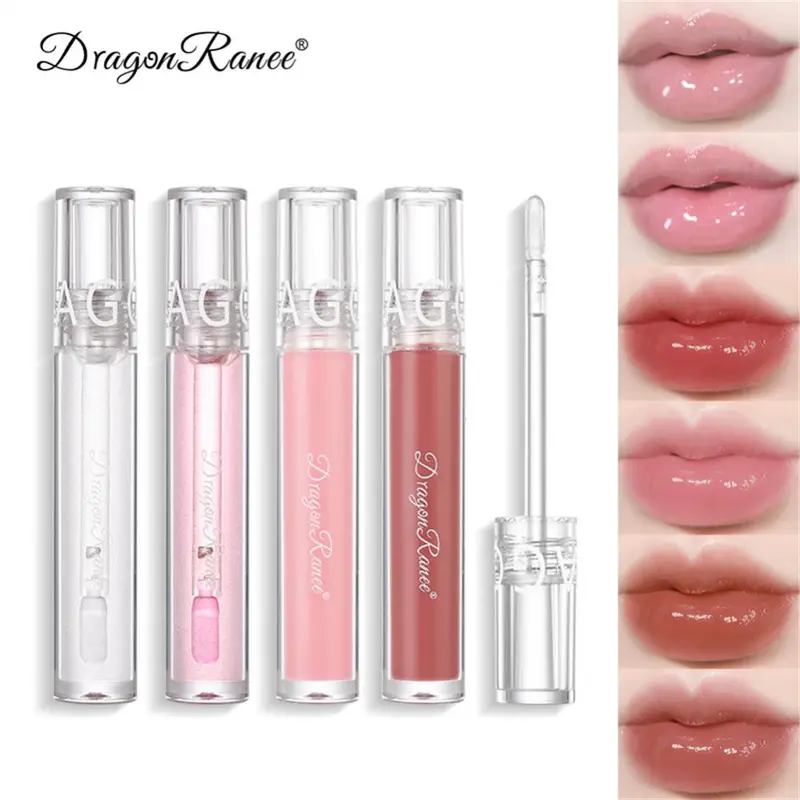 Mirror Water Gloss Lip Glaze שפתון נוזלי לחות עמיד לאורך זמן זכוכית ליפ גלוס גלוס שקוף כתם שפתיים