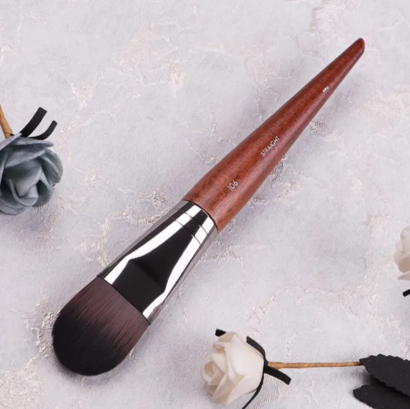 1 τμχ MF Φυσικό ξύλο Μαλακά πινέλα μακιγιάζ Powder Foundation Concealer Make Up Brush Blush Συνθετικά μαλλιά Σκιά εργαλεία υψηλής ποιότητας