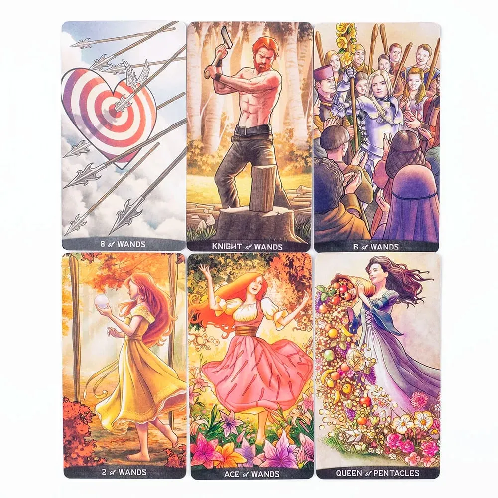 Gregory Scott Tarot 78-Card Deck Επιτραπέζια Κάρτες Ομαδικών Παιχνιδιών για Πάρτυ Precognition & Divinatio Oracle Set 11,1*6,1cm