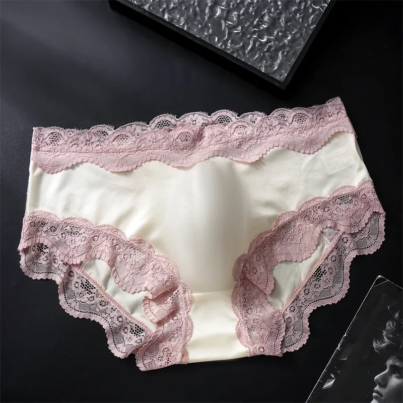 adults 18 plus Satin Sexy men's underwea lace 3D pocket cuecas masculino bow calzoncillos hombre elasticity sexys shopping tøy