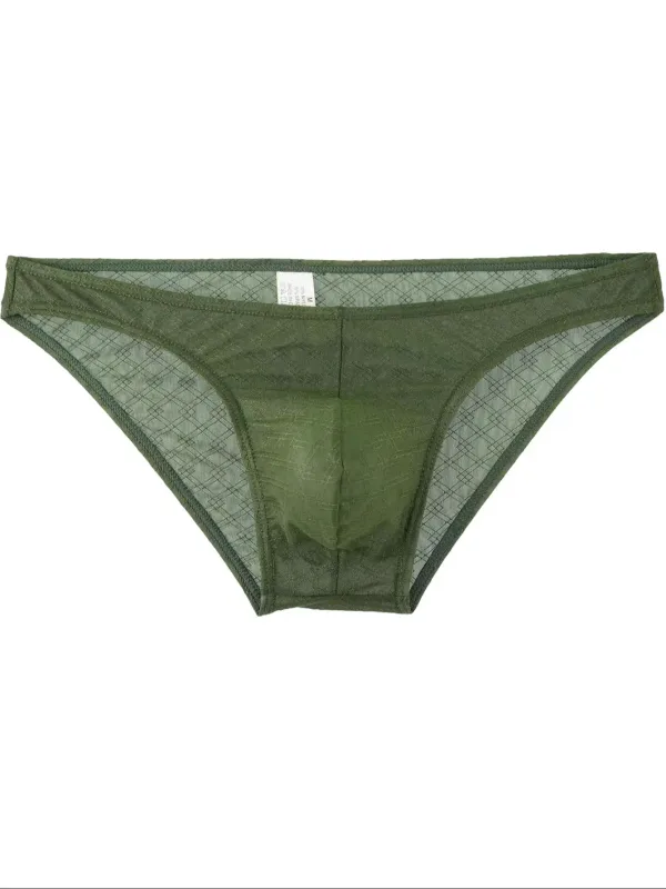 Men Briefs Underwear Men's Sexy Mesh Breathable Underpants Fashion Mens Briefs Bikini Underwear Shorts Male Panties K108