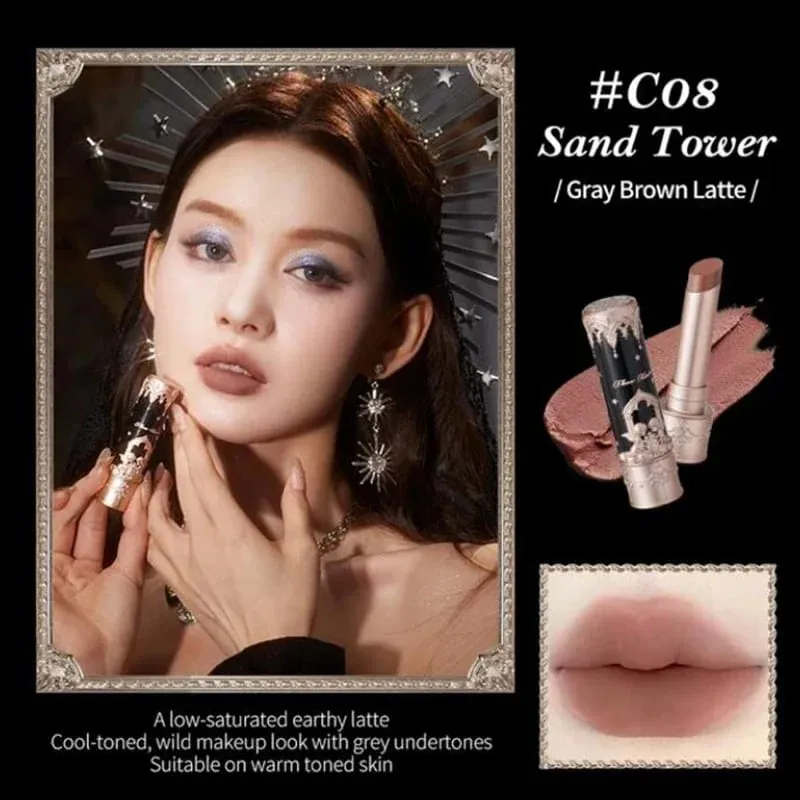 Flower Knows Make Up Kit Cosmetics Full Set Strawberry Rococo Palette Little Angel Highlighter Matte Lipstick 4Pcs Kit