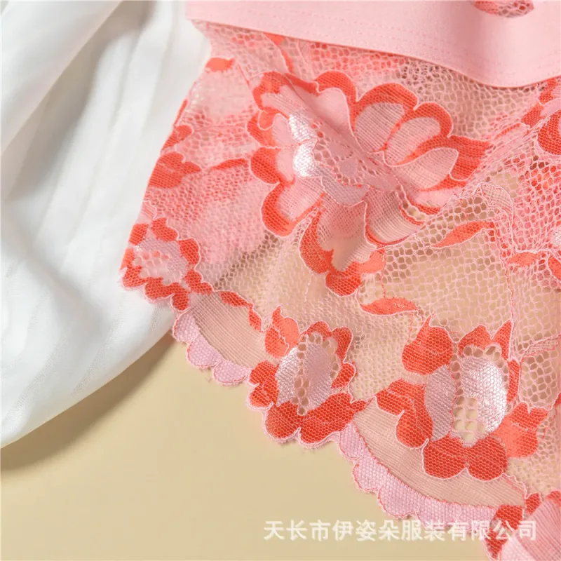 Lace Sexy Underwear Smooth Mens Pouch Panties Perspective Thin Floral Man Briefs Temptation Mesh Low Rise Breathable Underpants