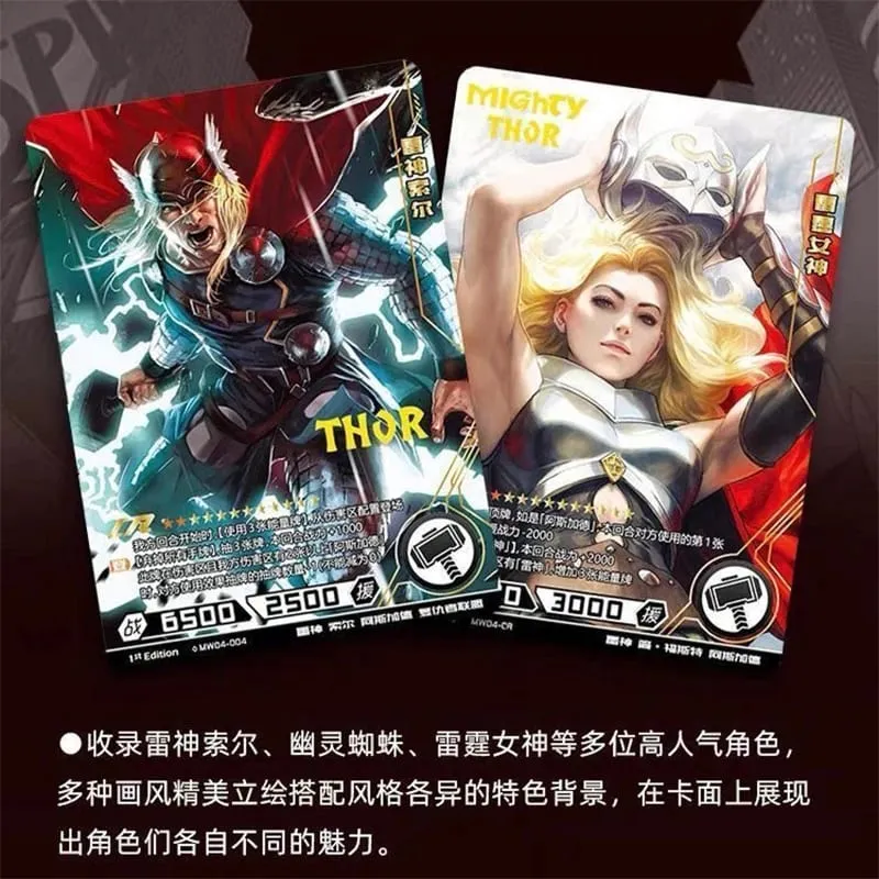 Kartu        Asli Kartu Duel Pahlawan          Versi Kompetitif Mainan Kartu Koleksi Iron Man Thor Captain CR America