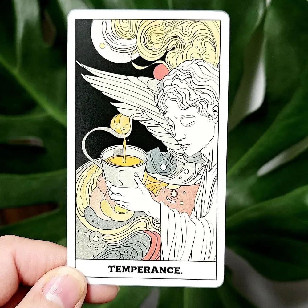 Phantom Tarot Deck 10,3*6cm 78 πολύχρωμες κάρτες Ταρώ βασισμένες στο σύστημα Rider Waite — image 4