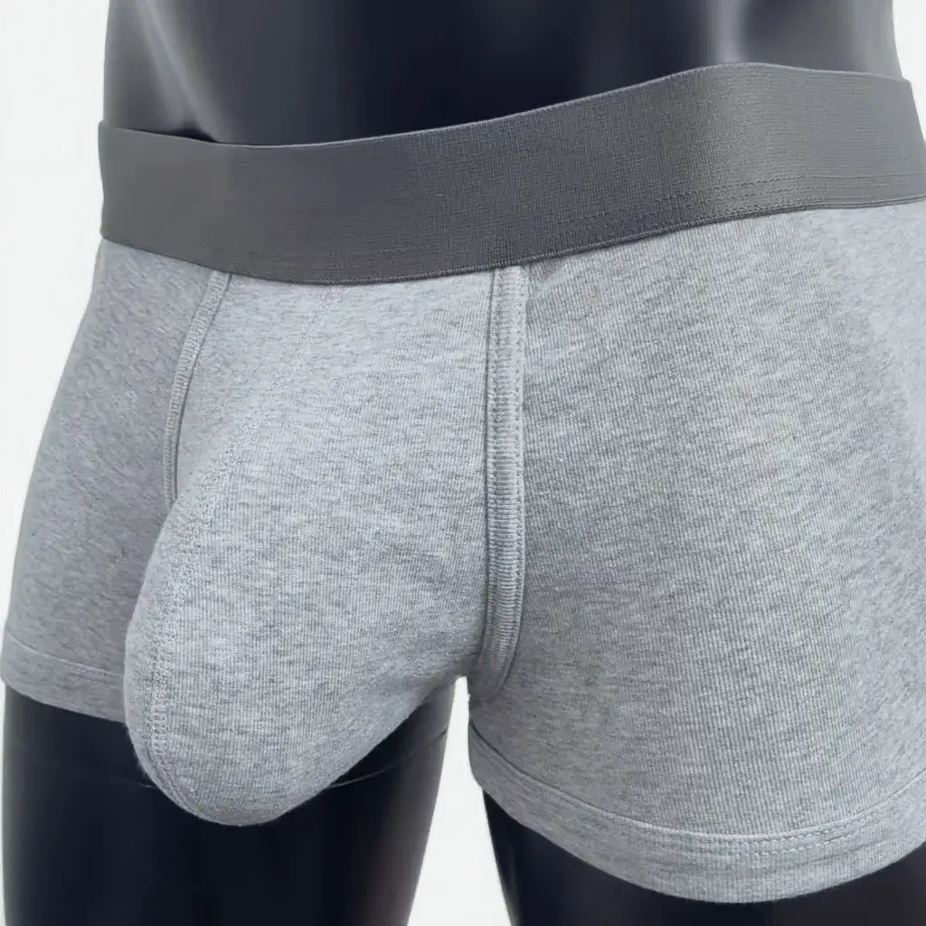 Cotton men's boxer briefs with large pockets, comfortable and hot-selling men's sexy underpants.