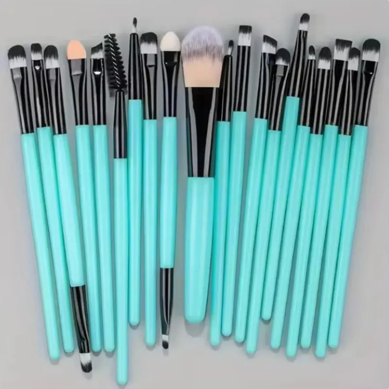 20-delige make-upborstelset Eyeliner-borstel Mengborstel Make-up kwasten voor wangen Oog Cosmetische foundationborstel Make-up kwastenset