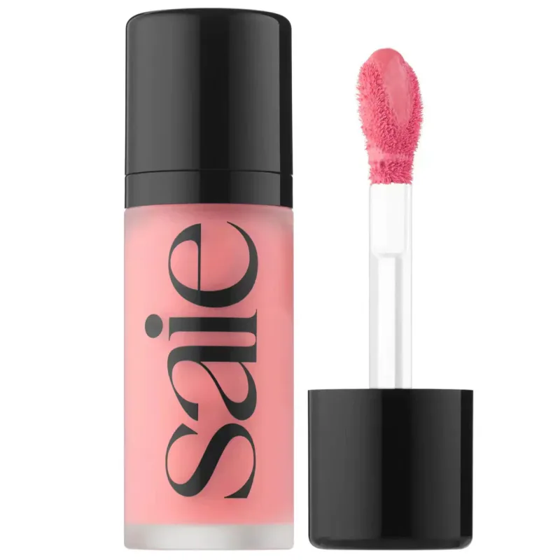 מותג חדש Saie Slight Gloss Liquid Blusher נוזלי High Gloss ג'ל Starglow עמיד לאורך זמן קל לצביעה קוסמטיקה ניידת אופנה