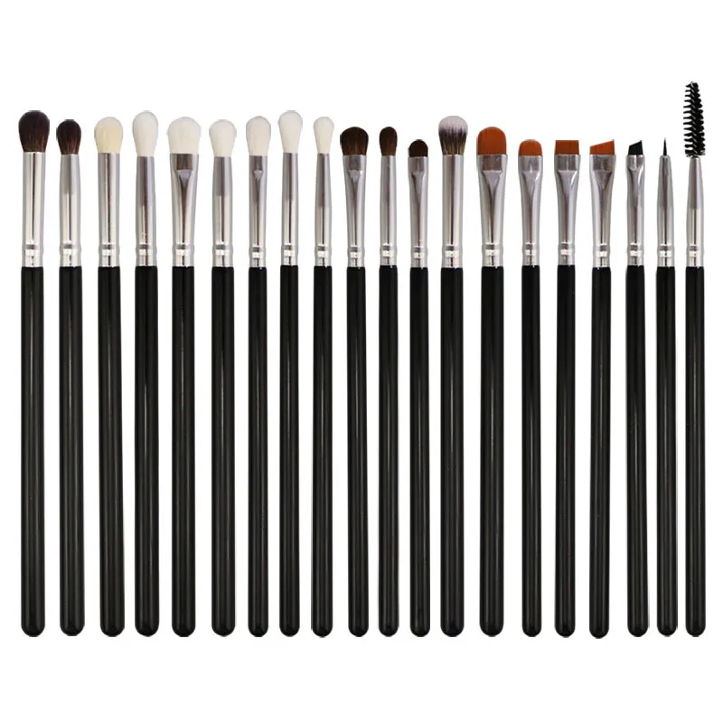 Grosir 5/10/20 Buah Kuas Alis Datar Kuas Rias Alis Ultratipis Kuas Eyeliner Kuas Kontur Alis Garis Mata Tipis Alat Kuas Kontur Alis