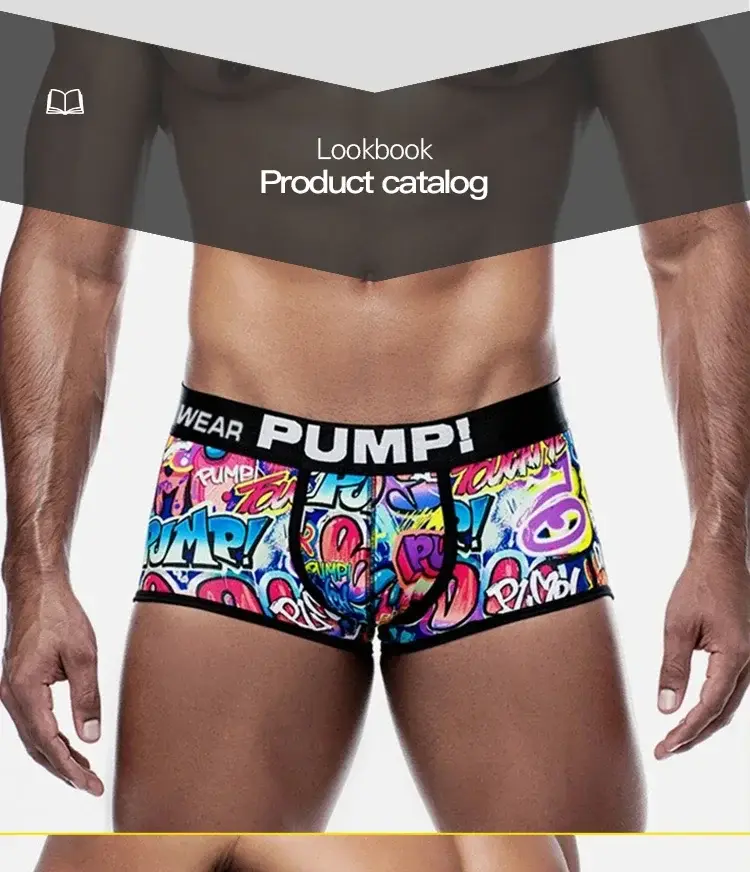 1- 4PCS Men's Cotton Nylon Blend Boxer Briefs All-Over Graffiti Print Wide Elastic Waistband Non-Tight Fashion Sport Underwear