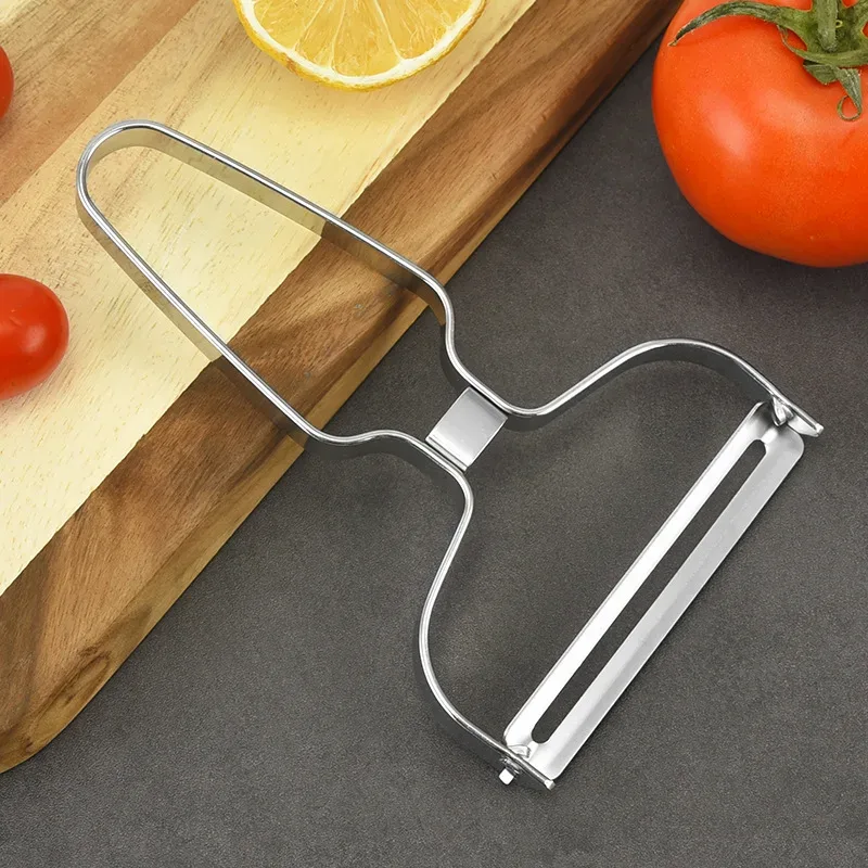 Dunschiller Groenten Fruit Roestvrijstalen mes Koolraspen Salade Aardappelsnijder Keukenaccessoires Kookgerei Brede mond