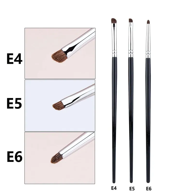 Maliit na Smoky Liner Makeup Brushes Eyeliner Smudge Brush Precision Smudge Makeup Brush Horse Hair Eyeshadow Smudge Brush