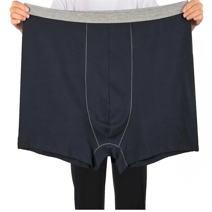 Man Underwear High Waist Cotton Loose 200KG Plus Size 10XL 12XL 13XL Boxers Male Elastic Oversized Red Blue Underpants Pantie