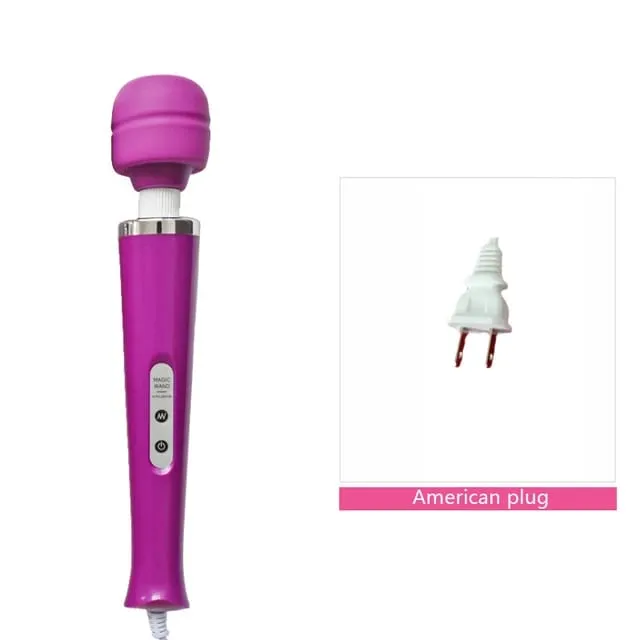 Adult Sex Toys AV Vibrator Powerfull Magic Wand G-spot Stimulation Massager Clit Vibrators Sex Toys for Women MasturbationBLACKWOLF New 10 Speeds Magic Wand Massager Big Magic Wand Massage Stick AV Vibrators Sexy Clit Sex Toys for Women Eur