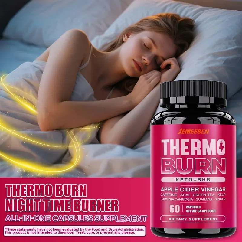 BHB Dietary Capsules na may BHB Premium Blend Acai Fruit Green Tea Leaf Anti-carb Diet at Fat Burning Metabolism Boost Detox