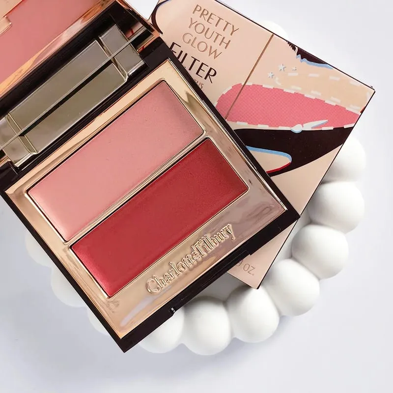 CT Lip Cheek Κρέμα ρουζ διπλής χρήσης Δύο Χρώμα Highlight Powder Αδιάβροχο ρουζ και δίχρωμες ανταύγειες Blusher Cosmetics