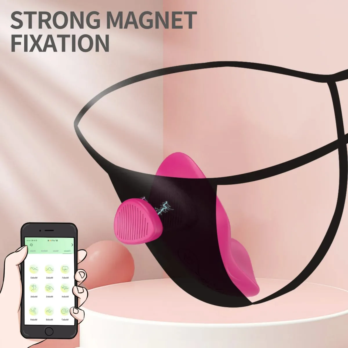 APP Control Clitoris Clit Stimulator Vibrator Γυναικείες φορητές δονητές Γυναικεία αυνανισμός Μαγνητικά εσώρουχα Παιχνίδια σεξ για ενήλικες