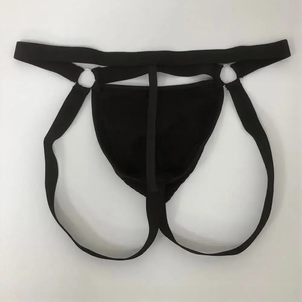 Mens Jockstrap Underwear Low Waist Breathable Athletic Supporter Jock Straps Underpants Gay Male Hollow Back Lingerie
