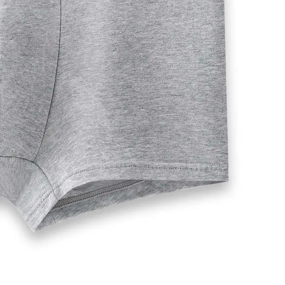 4/8Pcs Men's Panties Cotton Breathable Men's Clothing Letter Waistband Man Underwear Solid Color Plus Size Boxers Man