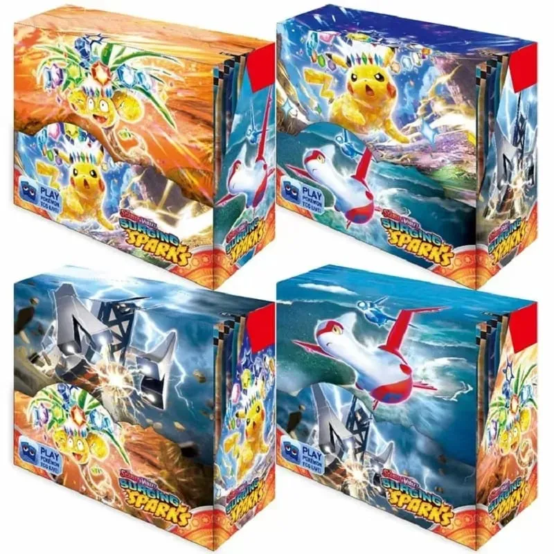 Pokémon PRISMATIC EVOLUTIONS SURGING SPARKS SCARLET&VIOLE 151 Booster Display Box Pokemon Booster Cards Playing Cards