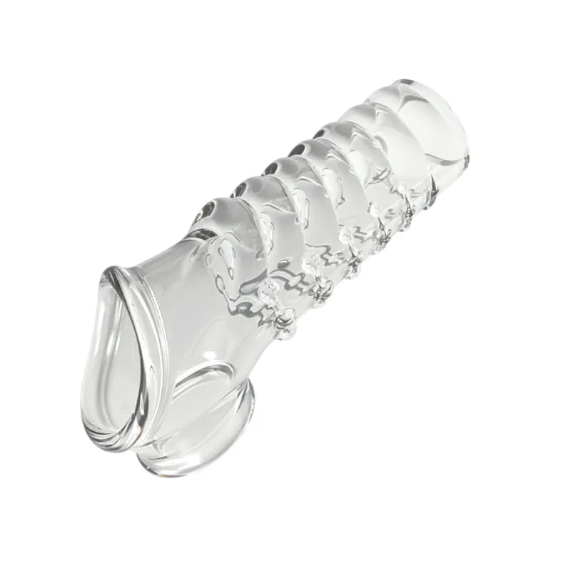 New Penis Ring Extension Sleeve Reusable Cock Rings Delayed Ejaculation Condoms Male Penis Sex Toys For Men Adult 18 No Vibrator