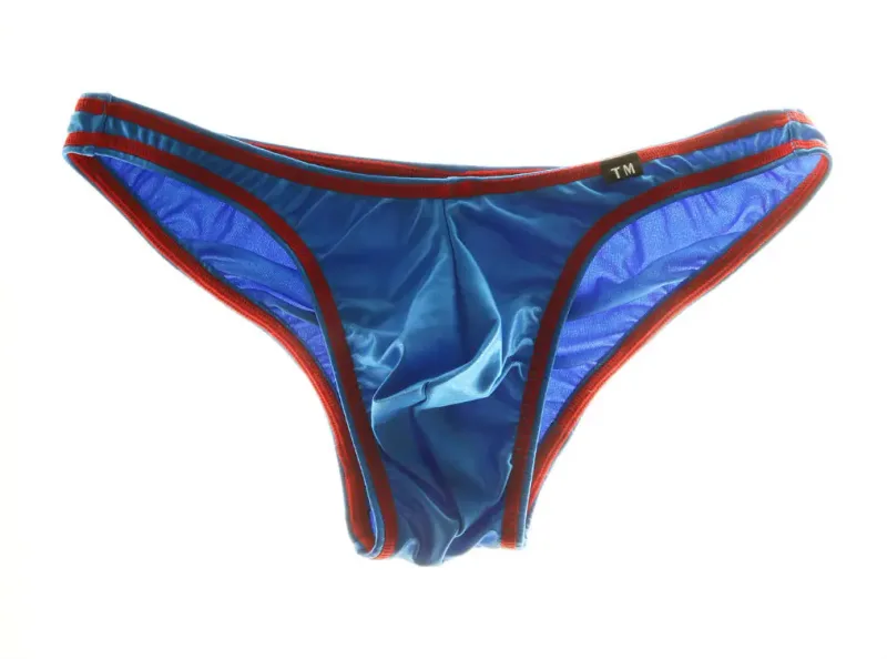 Men Color Block Triangle Briefs Low Rise Fashion Male Underwear Panties