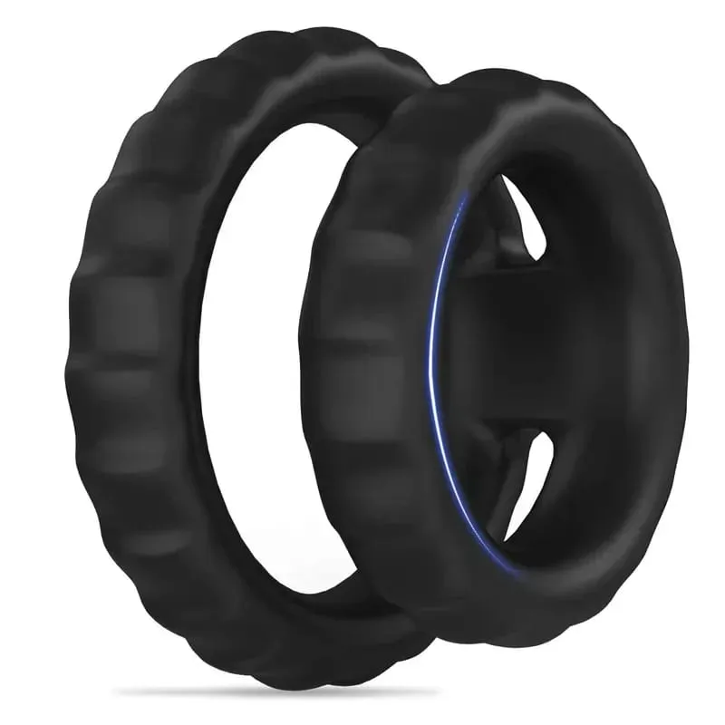 Cock Rings Silicone Ball Stretcher Delay Ejaculation TPE Penis Ring for Men Sex Toys Adjustable Semen Lock Ring SM Penis Sleeve