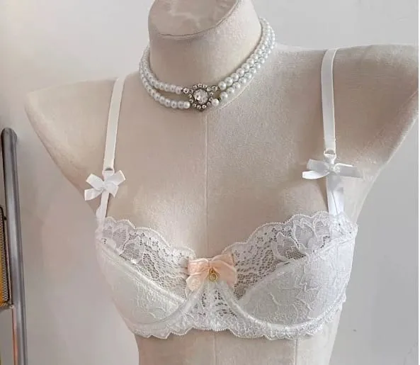 Δημοφιλές Σετ σουτιέν με δαντέλα Pure Desire 32‑38AB Underwire μεγάλο μπούστο Ελαχιστοποιητής Push Up Side Support Εσώρουχα για νεαρά κορίτσια Καθημερινά ρούχα