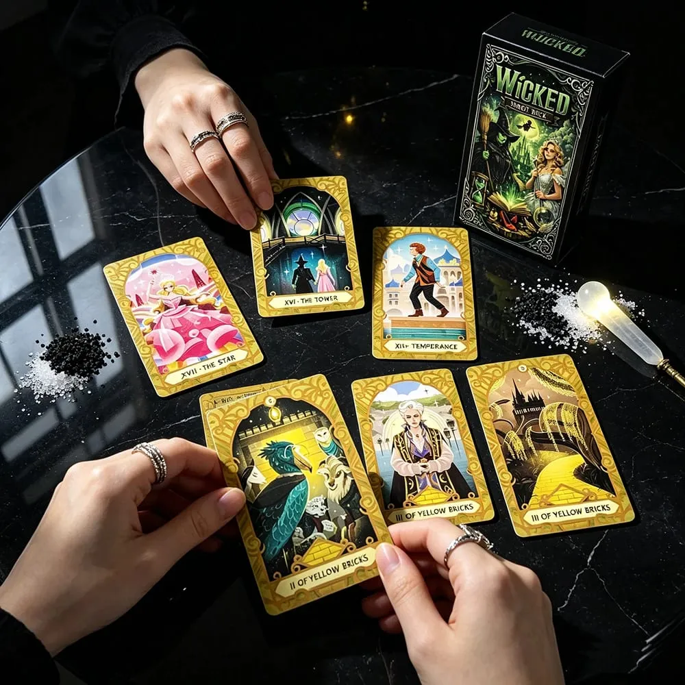 Gonosz Tarot Pakli 78 Tarot Kártya Fantázia Varázslat Boszorkányjóslás Kártyák Játék Sorsjóslás Tarot Társasjáték Halloween Játékok Ajándék