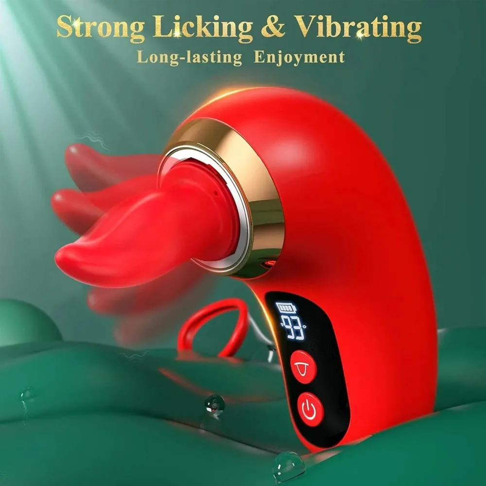 Έλεγχος εφαρμογής Sucker Tongue Licking Vibrator Θηλές Clitoris Stimulator Αυνανιστής Γυναικείο Οργασμό Κόλπος σεξ παιχνίδι για γυναίκες