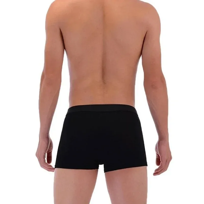4Pcs Men's Boxer Briefs Ultra Soft Anti Odor Underwear Breathable Mesh with Ventilation Holes Stretch Comfort for Daily