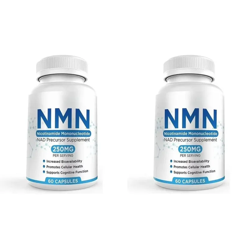 NMN Nicotinamide Mononucleotide Capsules 250 Mg Per Serving Increased Bioavailability Promotes Cellular Health 60 Capsules