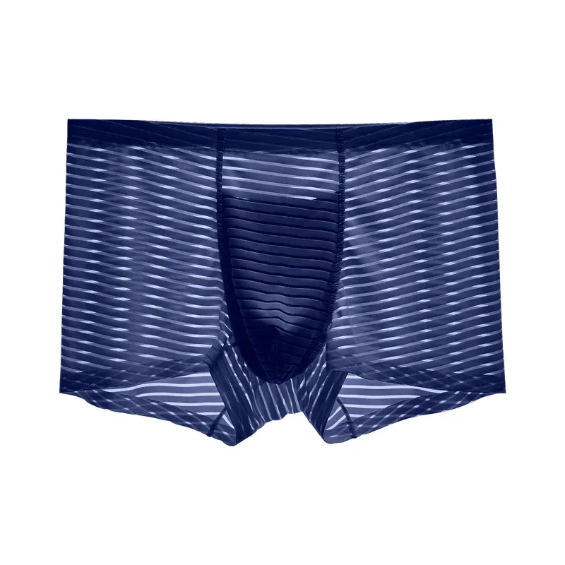 Ice silk men's underwear men's ultra-thin seamless breathable four-corner pants, boxer pants, summer underpants
