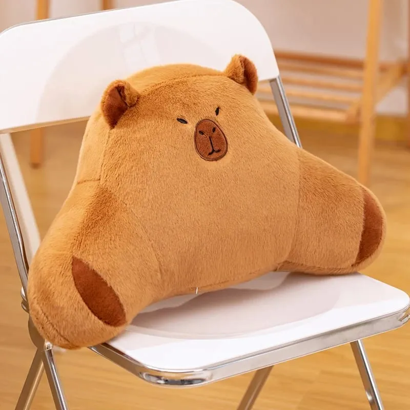 50cm Cute Capybara Cushion Άνετο Μαξιλάρι οσφυϊκής στήριξης αυτοκινήτου Μαξιλάρι οσφυϊκής πλάτης Κατάλληλο για χρήση στο σπίτι και στο γραφείο