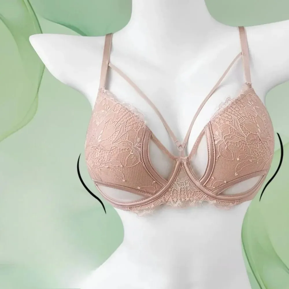1. BANERDANNI סקסית Pure Desire חזיית סט מזער חזה גדול תמיכת Push Up Side אנטי צניחת הלבשה תחתונה נגד התרחבות חמה מכירה הטובה ביותר