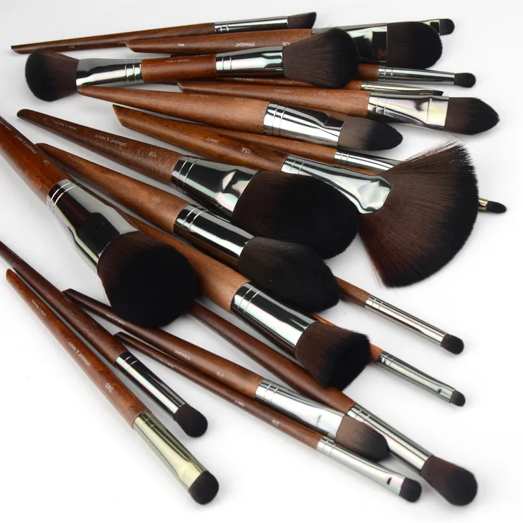 1 τμχ MF Φυσικό ξύλο Μαλακά πινέλα μακιγιάζ Powder Foundation Concealer Make Up Brush Blush Συνθετικά μαλλιά Σκιά εργαλεία υψηλής ποιότητας