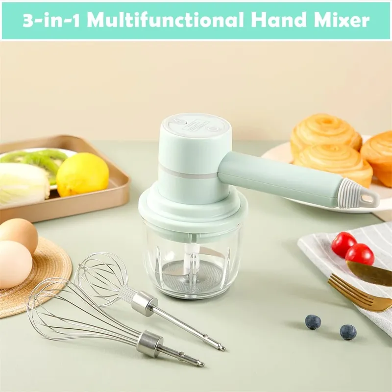 Hordozható turmixgép Mixer Konyhai eszközök Kézi mixer Elektromos Konyhai robotgépek készlet tejhabosító Tojásverő Sütemény dagasztó mixer