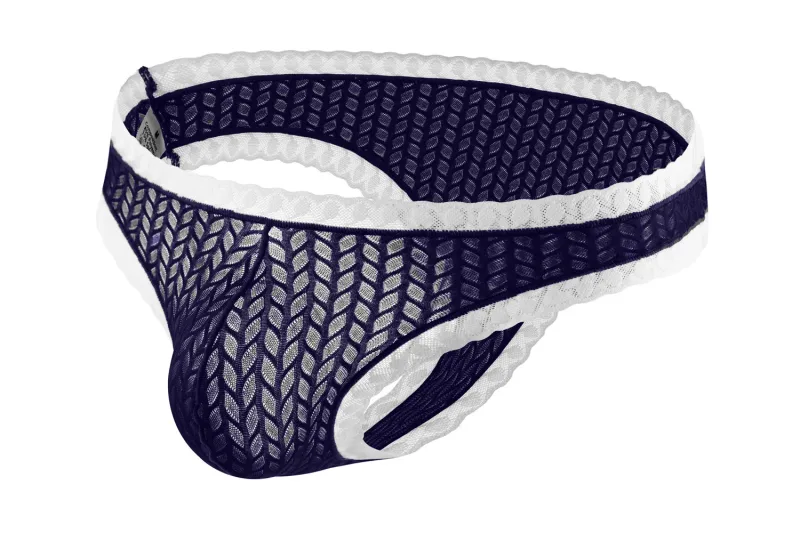 Men's Lace Briefs Wheat Ear Trim Sexy High Elastic Soft Breathable Quick Dry Comfort Stylish Underwear Daily Nightclub Wear