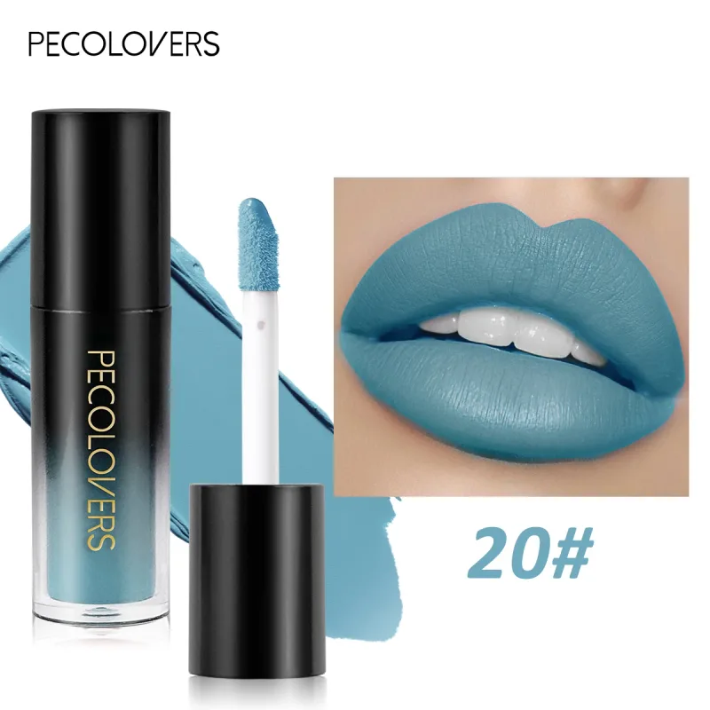 Πολλαπλών χρωμάτων Matte Velvet Lip Gloss Αδιάβροχο Αντικολλητικό Κύπελλο λείο κραγιόν για εφαρμογή υψηλής απόδοσης χρωμάτων