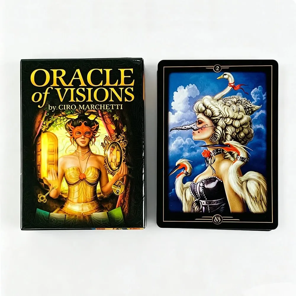 New Oracle Of Visions Cards 52 Deck Divination Metaphysics Oracle Cards Ιδανικές για ταξιδιωτικό διαλογισμό και πνευματικές πρακτικές