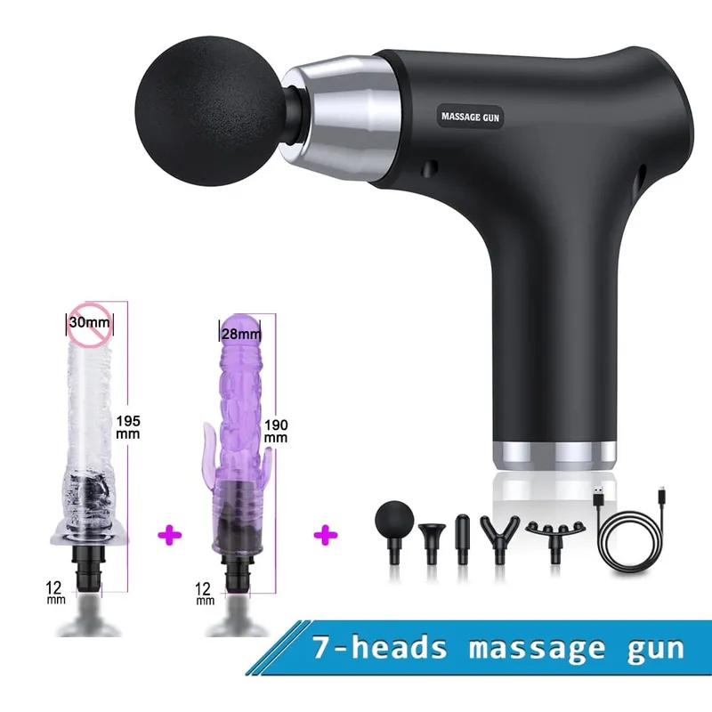 Handheld telescopic sports sex machine Adult Massage Gun for Women Body Deep Tissue Muscle Relaxation striking For Vibration